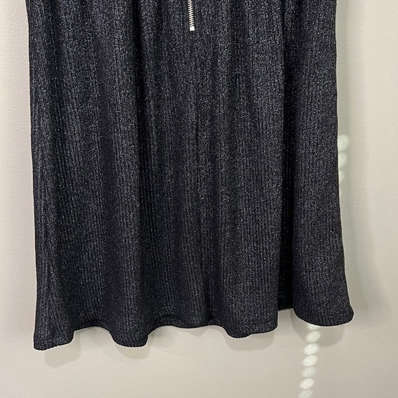 Altar'd State Black Mini DressBlack Sparkly Dress Woman Small - Picture 8 of 9